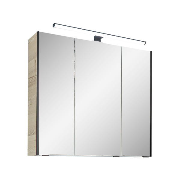 Spiegelschrank QUICKSET 396 in silberfarben aus Glas
