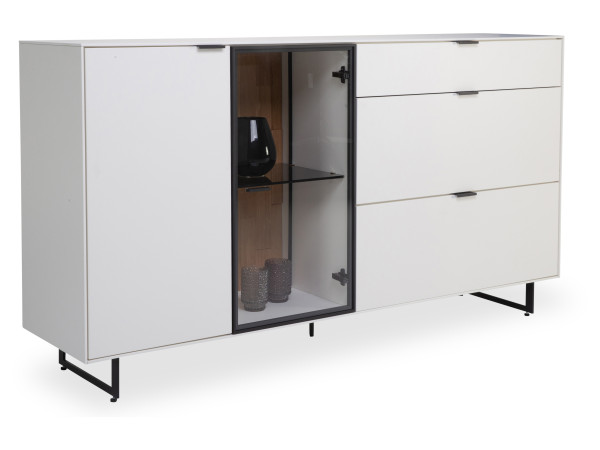 Sideboard witlake FORTINO in weiß aus Lack