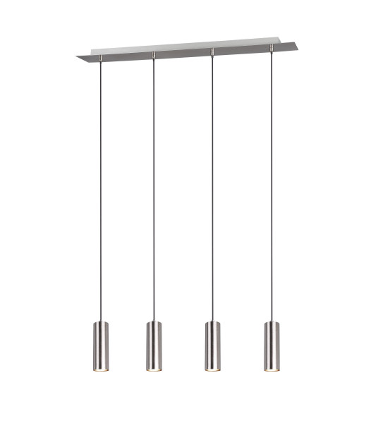 Pendelleuchte MARLEY in Nickel aus Metall