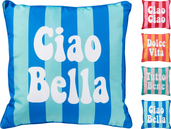 Kissen OUTDOOR ITALIA in mehrfarbig aus Polyester