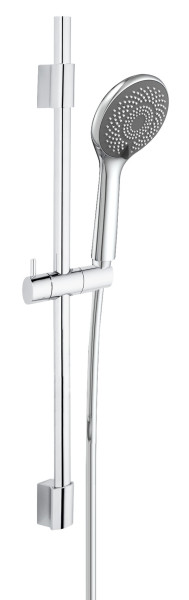 Brauseset WATERSAVING in silberfarben aus Edelstahl