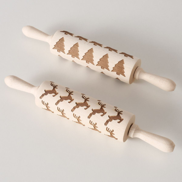 Teigrolle SKOG in natur aus Buche