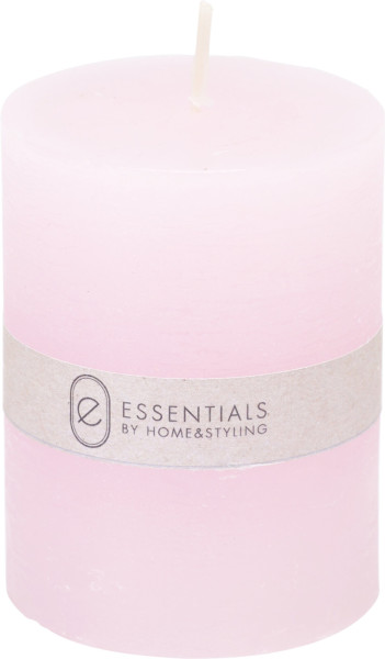 Kerze HARMONY ESSENTIALS rosa in weiß aus Wachs