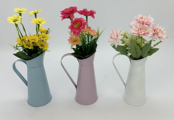 Kunstblume FLAIR in mehrfarbig aus Materialmix