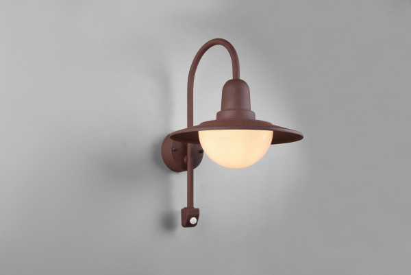 Wandleuchte NORMAN in Rost aus Aluminium