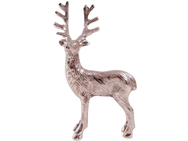 Rentier ROLF in Alufarbig aus Aluminium