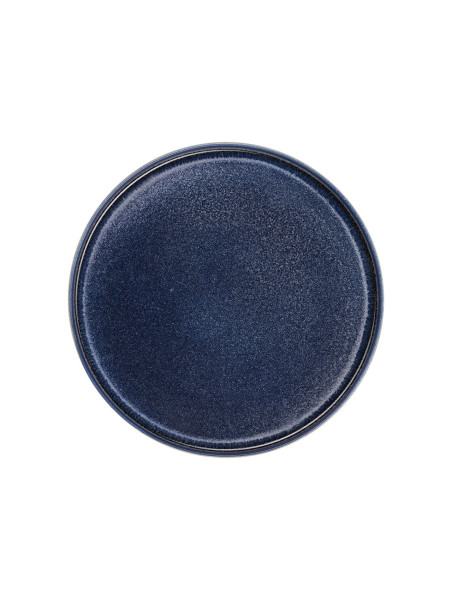 Brotteller FORM\\\'ART in schwarz aus Steinzeug