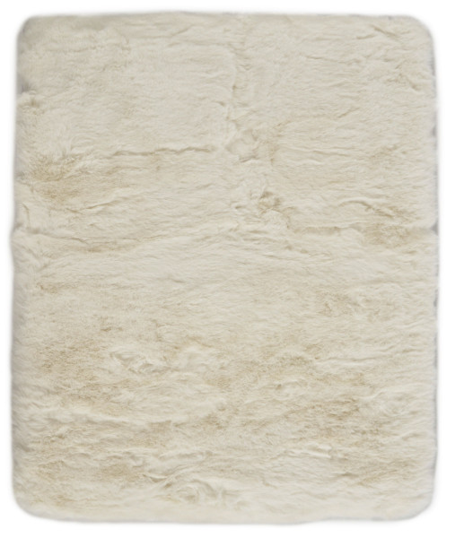 Teppich LAMBADA in weiß aus Polyester