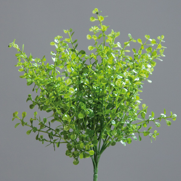 Kunstpflanze Buchsbusch in grün aus Kunststoff