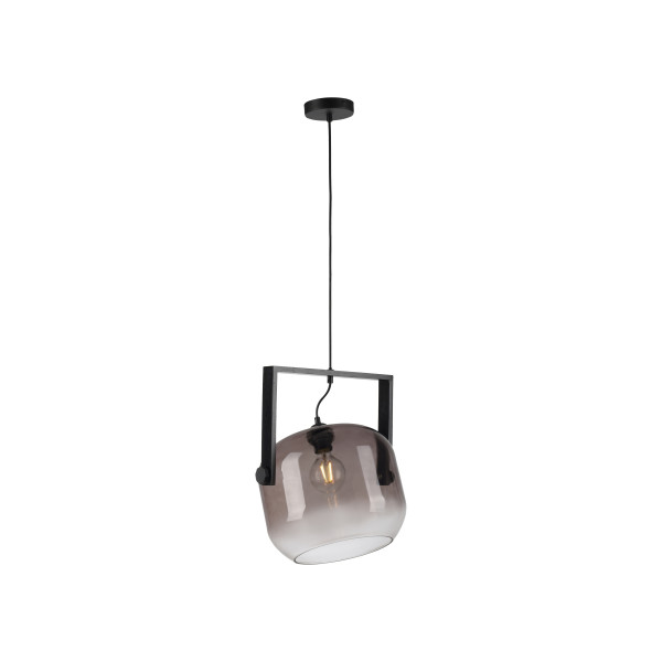 Pendelleuchte CUP 2.0 in schwarz aus Materialmix