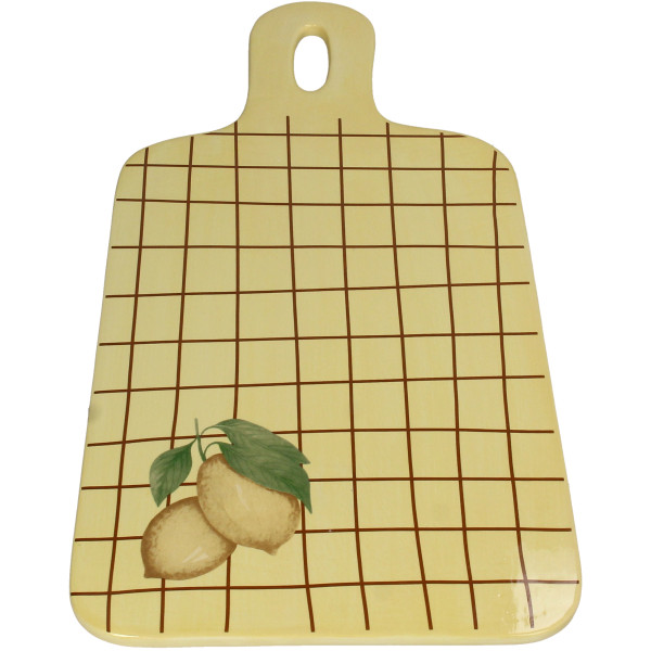 Tablett LEMON in gelb aus Dolomit