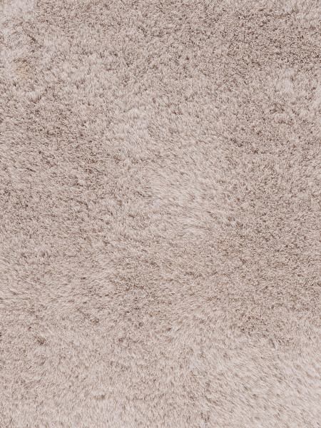 Fellteppich SOFT MOMENT in beige aus Polyester