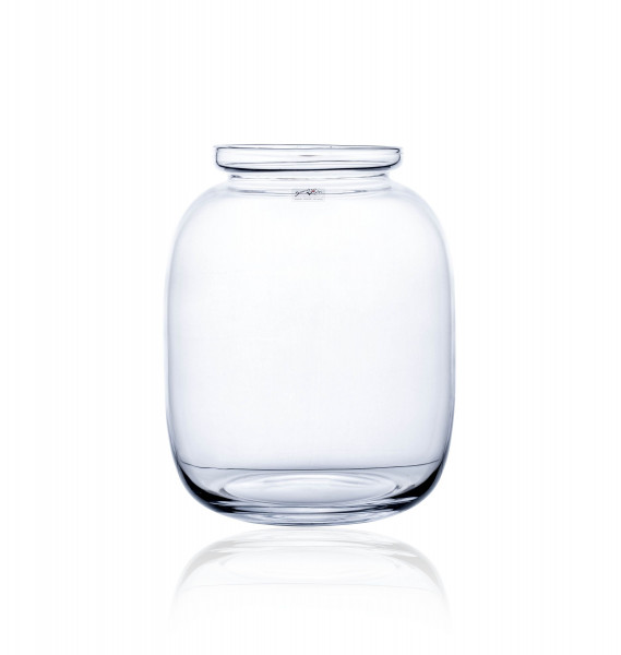 Vase CALDERON in klar aus Glas