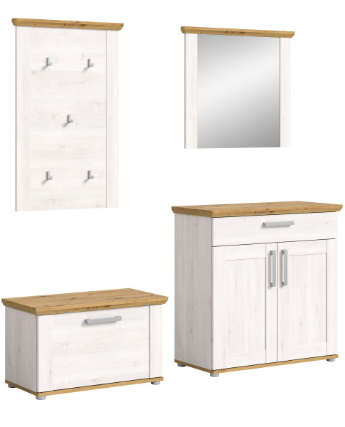 Garderobe VERONA in HOLZOPTIK aus Dekor