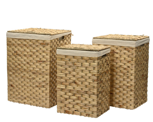 Korb MALMÖ klein in natur aus Wasserhyazinthe