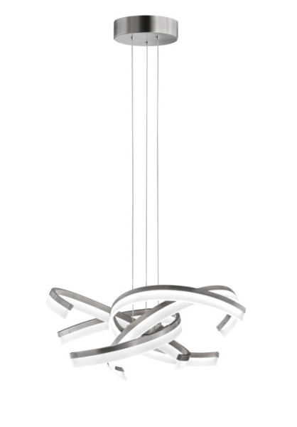 Pendelleuchte SUND in Nickel aus Metall