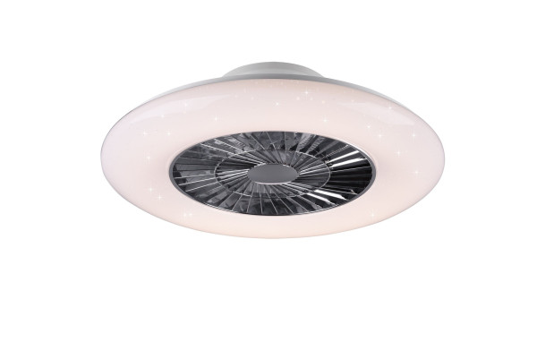 Ventilator VISBY in silberfarben aus Kunststoff