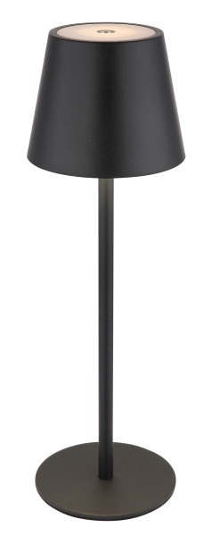 Tischleuchte TILA LED schwarz in schwarz aus Materialmix