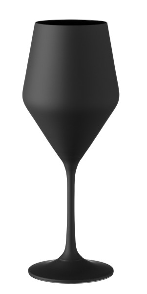 Weinkelch JANE in schwarz aus Glas