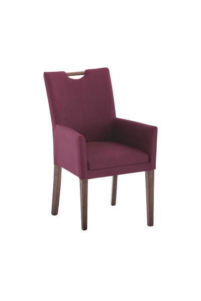 Polsterstuhl COLORADO in  Nirvana rot