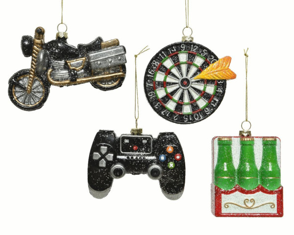 Christbaumschmuck Hänger ACTIVITIES in mehrfarbig aus Kunststoff