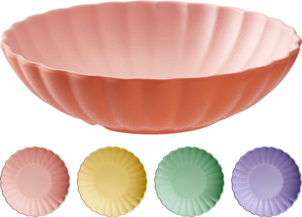 Müslischale MALAGA in mehrfarbig aus Glas