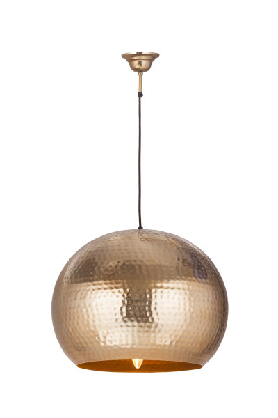 Hängelampe FABRICIA in goldfarben