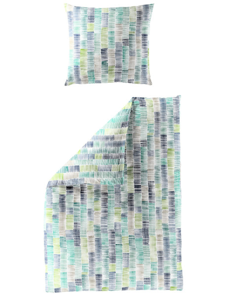 Bettwäsche Mako-Satin jade