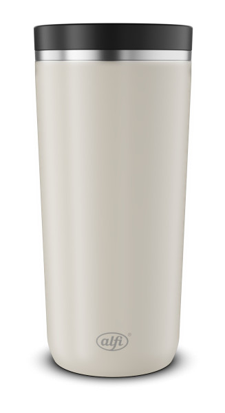 Isolierbecher alfi ISO COFFEE PRO in beige aus Edelstahl