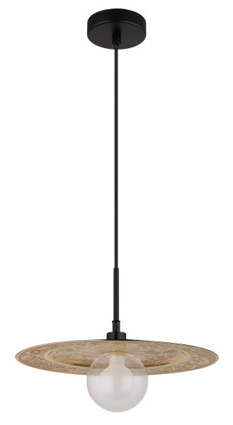 Hängeleuchte RIGA in schwarz aus Metall