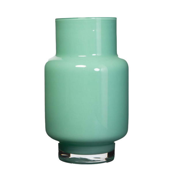 Vase PIEN in aqua aus Glas