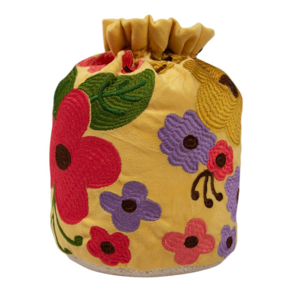 Türstopper JOY in gelb aus Baumwolle