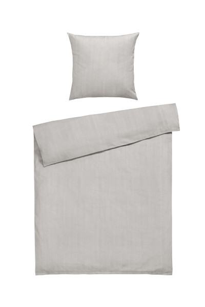 Bettwäsche Satin NAZU in beige aus Baumwolle