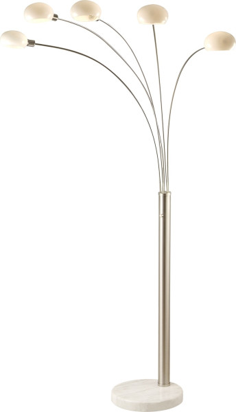 Stehleuchte CLASSIC STYLE in Nickel aus Metall