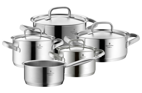 Topf-Set WMF GOURMET PLUS in silberfarben aus Metall