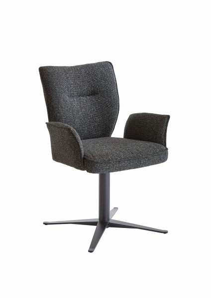 Polsterstuhl STUDIO-LINE in  Regina dark grey