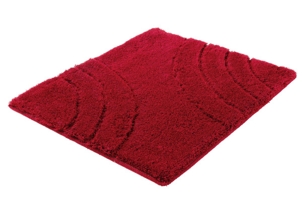 Badteppich SATURN in granat aus Polyacryl