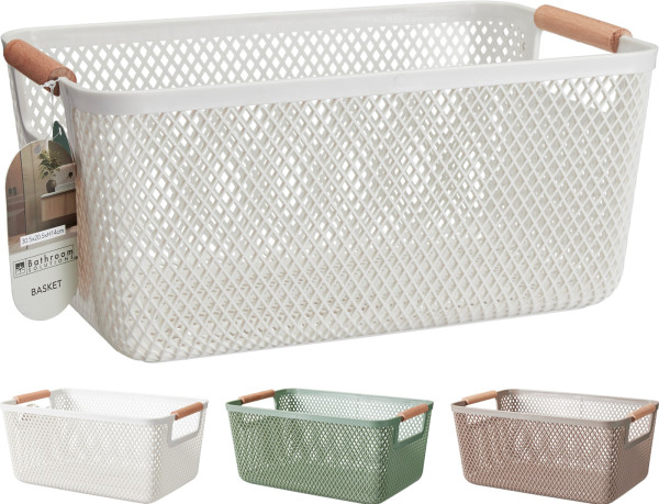 Korb KOPENHAGEN in weiß aus Polypropylen