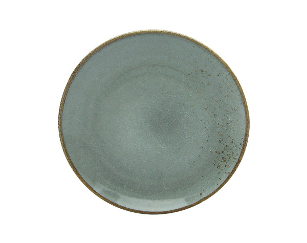 Speiseteller NATURE COLLECTION in grau aus Steinzeug