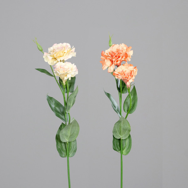 Kunstblume Lysianthus in rosa aus Kunststoff