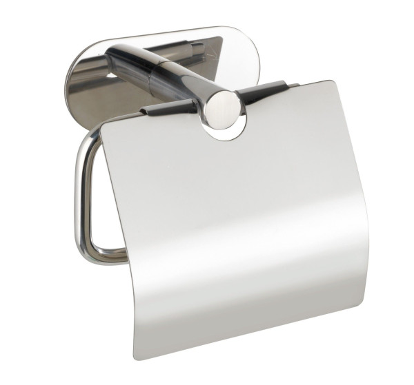 Toilettenpapierhalter OREA in silberfarben aus Edelstahl