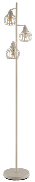 Stehleuchte MATEO in creme aus Metall