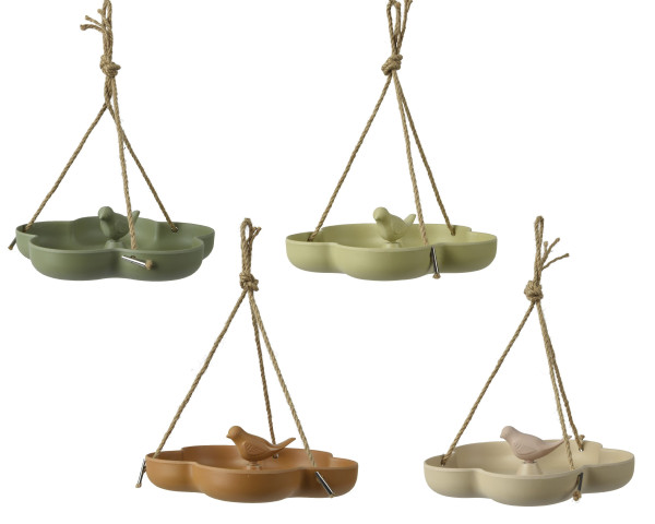 Vogeltränke PIETRO in mehrfarbig aus Bambus