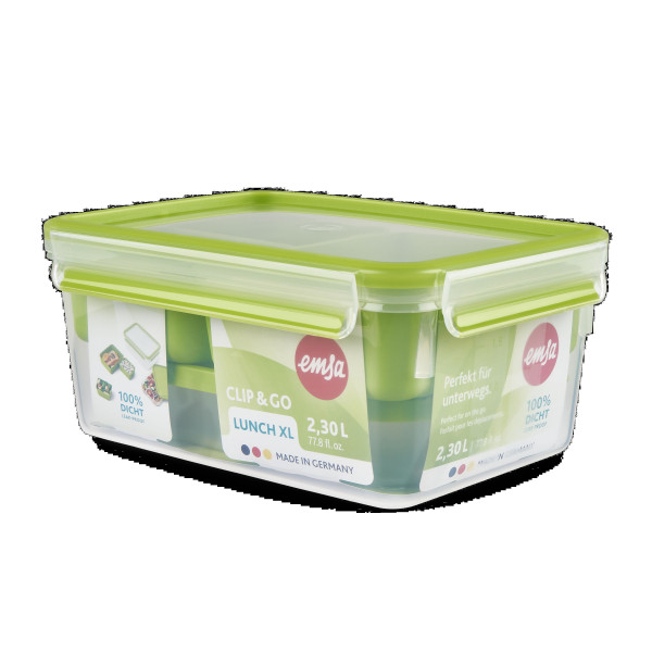 Lunchbox CLIP & GO in mehrfarbig