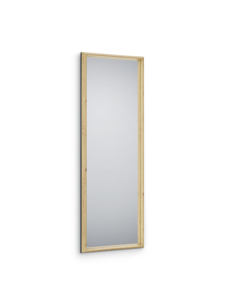 Spiegel ABBIE in braun aus Holz