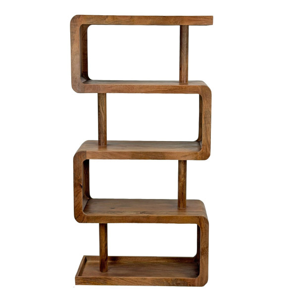 Bücherregal in braun aus Holz
