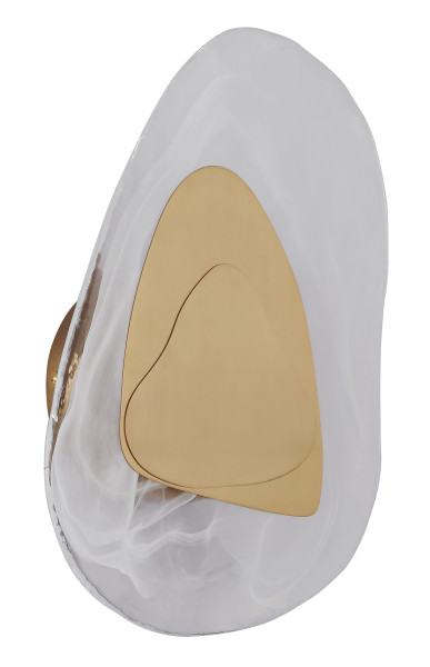 Wandleuchte DORSEY in messingfarben aus Metall