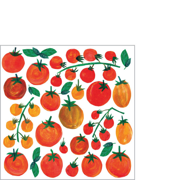 Servietten TRACEY`S POMODORI in bunt aus Papier