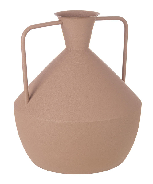 Vase KYUX in pink aus Metall