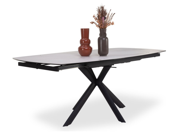 Esstisch HARPER DENIA in schwarz aus Glas